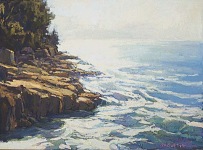 * Morning Waves, 28 x 38 inches, oil on canvas