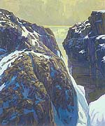 * Great Wass Island, Winter III, 36 x 30 inches, oil on canvas, 1993