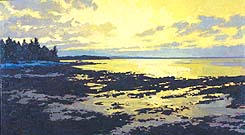 * Indian Point, 30 x 54 inches, oil on canvas, 1993