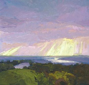 * From Olana II, 11 x 11 inches, oil on panel