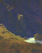 * Phantom Canyon II, 27 x 22 inches, oil on panel