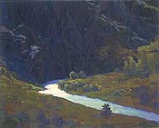 * Phantom Canyon III, 22 x 27 inches, oil on panel