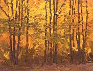 * Wall of Autumn, 9 x 11 inches, oil on panel, 1993