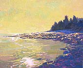 * Yellow Sky, 30 x 36 inches, oil on canvas, 1993