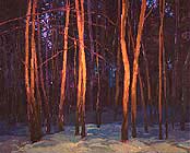 * Coppice at Sunrise, 32 x 40 inches, oil on canvas, 1994