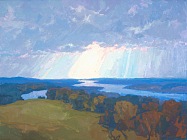 * Hudson from Olana II, 30 x 40 inches, oil on canvas