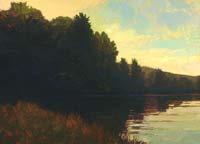 * Mississippi at Crow Wing, 48 x 66 inches, oil on canvas, 1996