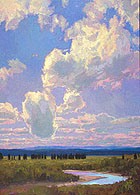 * Meander, 54 x 39 inches, oil on canvas, 1998