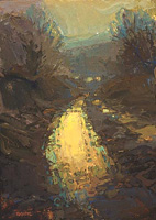 * Mud Puddle, Wales, 14 x 10 inches, oil on panel