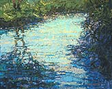 * Reflecting Pool, 9 x 11 inches, oil on panel, 1999