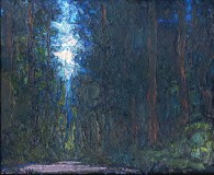 Through the Tall Trees 8-3/4 x 10-1/2 inches, oil on panel