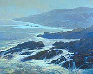 * Retreating Sea, 40 x 50 inches, oil on canvas