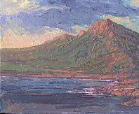 l' Esterel, 8-3/4 x 10-1/2 inches, oil on panel