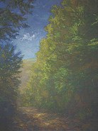 Forest Road, 40 x 30 inches, oil on canvas, 2002
