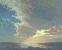 Morning Sky II, 32 x 40 inches, oil on canvas