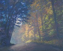 Road in the Alleghenies (small), 20 x 26 inches, oil on canvas