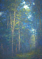 * Trail, 54 x 39 inches, oil on canvas