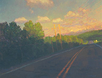 Crossed Paths, 30 x 39 inches, oil on canvas