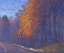 * First of the Last Snow, II, 25 x 30, oil on linen