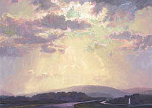 Ribbons of Highway (large) 18 x 25, oil on linen