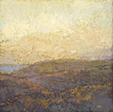 Mountain Dusk, 9 x 9