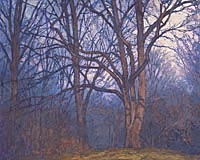 * Hardwoods at Dawn, 16 x 20