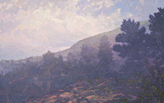Lifting Fog, Acadia, 25 x 40