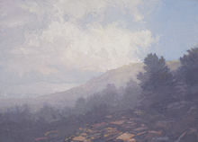 Lifting Fog (small version), 10 x 14