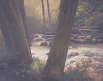 Hidden River, 36 x 46, oil on linen