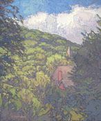 Steeple in the Trees, 10 x 9