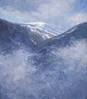 Approaching Colmars, 16 x 14