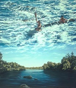 * Remembrance, 34 x 30 inches, oil on canvas